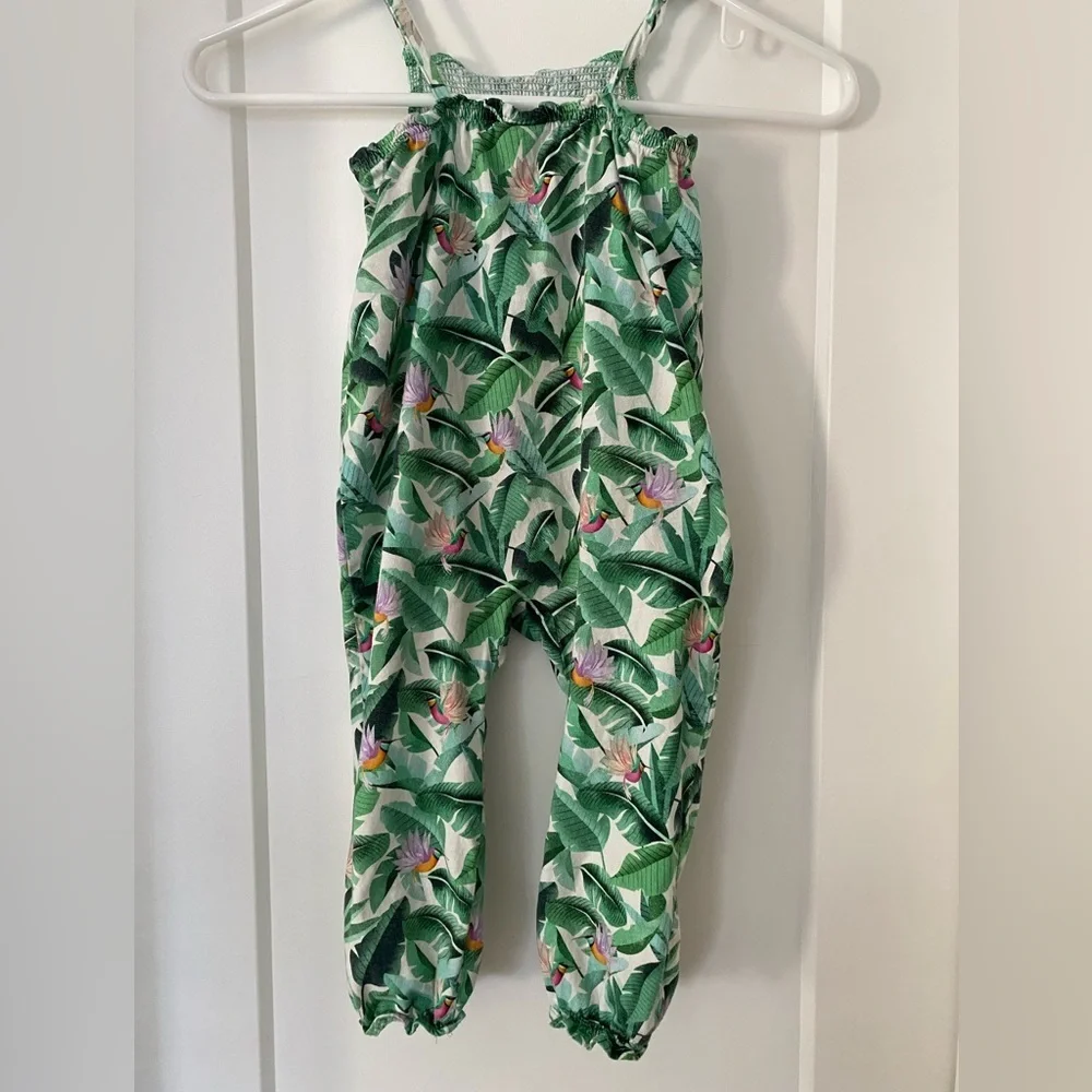 Dieter Braun x H&M Organic Cotton Tropical Leaf Print Jumpsuit
